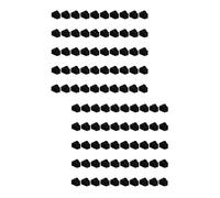 100 pcs RJ45 Network Interface Covers, Silicone 1.3x1x0.85cm Black | Port Labeling Aid, Easy Insert Removal, for Nas Ethernet Ports and USB Jack in Home Racks
