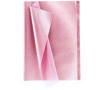 100 Pcs Rose Pink Tissue Paper Sheets, XCOZU Tissue Paper Bulk/Metallic Gift Wrapping Paper for Weddings, Birthday Party, Showers, Arts Crafts, DIY, Christmas, Gift Bags, Decorations (50x35cm)