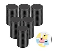 100 Pcs Round Flexible Magnets, Magnetic Dots with Adhesive Backing, 20x2mm Small Magnets, for Crafts, Small Strong Magnetic Stickers, DIY Projects, for Fridges, Office, Home and Classroom Use
