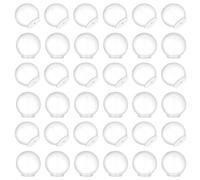 100 Pcs Rubber Earring Backs, Soft Clear Round Backs, Earring Safety Backs Medical Grade PVC, Comfortable Secure, Fit All Earring Posts, Ideal for Sensitive Ears, Sport & Work