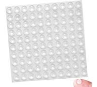 100 Pcs Rubber Feet Pads - Clear Silicone Cupboard Door Stoppers & Soft Close Dampers, Self-Adhesive Sticky Pads for Furniture, Rubber Door Stop Protectors for Kitchen Cabinets & Drawers