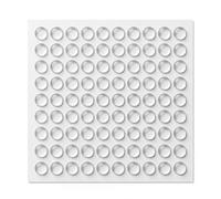 100 Pcs Rubber Stoppers Kit, Self Adhesive Silicone Rubber Feet for Furniture, Small Soft Close Dampers, Clear Anti Slip Pads for Furniture(8 x 4mm)