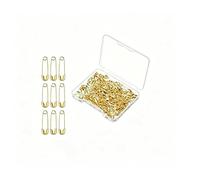 100 Pcs Safety Pins,19cm Small Metal Gold Safety Pins,Classic Mini Multi-Use Sewing Clothes Golden Pin Set,for Tags,DIY Crafts,Jewelry Making,Sewing(Gold)