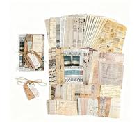 100 PCS Scrapbook Kit, Decorative Craft Paper for Journaling, Scrapbooking & DIY Sets - Smooth Writing, Lightweight Paper & Easy to Store, Scrap Book Accessories Adults (The Old Morning Paper)