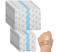 100 PCS Second Skin, Bandage Transparent Film Dressing Bandage Second Skin Dressing Protective Shield Transparent Stretch Adhesive Bandages Protective Shield