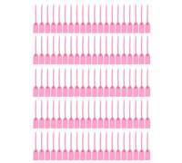 100 Pcs Security Tags Ties, 250mm Anti-Tamper Security Seals Numbered Pull Ties, Disposable Self-Locking Tie for Clothes, Shoes, Luggage (Pink)