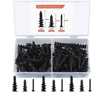 100 Pcs Self Drilling Plasterboard Fixings Heavy Duty, 50 Drywall Anchors & 50 Self Tapping Drywall Screws, Cavity Wall Fixings for Plasterboard Plaster Boarding Fixings Dry Wall Achors with Screws