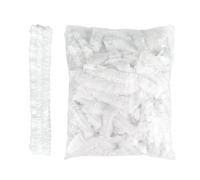 100 Pcs Shower Caps Disposable, 42CM Plastic Shower Cap for Women Men, Elastic Bath Cap, Waterproof Hair Caps for Home Use, Hotel, Spa, and Salon