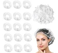 100 pcs Shower Caps Disposable, Large Shower Cap, Waterproof Shower Cap, Waterproof Hair Caps, shower cap for women, For Home Use, Hotel, Spa, And Hair Salon