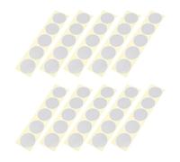 100 Pcs Silver 5cm Gear Shape Seal Label Stickers for Documents