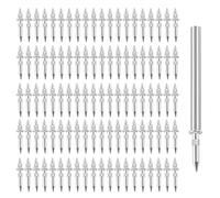 100 PCS Skirting Board Nails,Double Ended Nails,Double Headed Nails,Skirting Board Nails Double Sided,Invisible Security Screws,Skirting Board Nails,No More Nails Strips