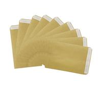 100 Pcs Small Brown Envelopes,17.6 x 12 cm Self-Adhesive Small Brown Paper Bags, Money Envelopes for Storing Item Seeds Cash Money Beads Coin