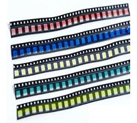 100 Pcs SMD LED Diode Kit, 3528 1210 5730 Assorted Electronic Chip Lights, Red Green Blue White Yellow Super Bright Surface Mount LEDs for DIY Circuit Board Repair Hobby Projects