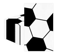 100 PCS Soccer Paper Napkins, Disposable Soccer Bathroom Guest Hand Towels Sports Theme Dinner Napkins Decorative for Kitchen Home Birthday Baby Shower Party Decoration (Soccer)