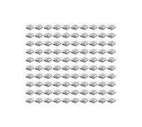 100 Pcs Solar Panel Cable Clips Stainless Steel Wire Clamp Set for 6-6.5 mm Cables, Fits 1.0-3.2 mm Frame Brackets, Anti-Slip Barbed Design for Home