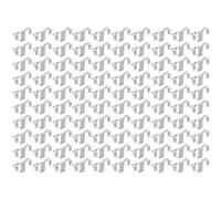 100 Pcs Solar Panel Water Guide Clips, Stainless Steel Drainage Buckles for Automatic Mud Removal, Rain Self-Cleaning Brackets for 30mm 35mm Frame(30mm)