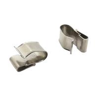 100 Pcs Solar PV Cable Clips - Durable Stainless Steel Wire Clamps for Panel Installation