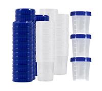 100 Pcs Specimen Cups,120ML Plastic Disposable Urine Collection Cups,Specimen Bottles for Urine,Urine Specimen Cups with Lids,Urine Collection Containers,Sample Cups for Laboratory Hospital School
