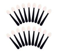 100 Pcs Sponge Makeup Applicators Small Eye Shadow Brushes Eyeshadow Sponge Brushes Eye Sponge Applicators Sponge Tip Cosmetic Applicators Eye Make Up Brushes for Women Girls