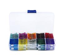 100 pcs Standard Car Assorted Kit Blade 2,3,5,7.5,10,15,20,25,30 35 Amp Car Boat Truck SUV Automotive Replacement Auto Holder Car Accessories