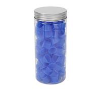 100 Pcs Tattoo Ink Cups Silicone Soft Disposable Tattoo Pigment Cups Makeup Container Tattoo Supplies for Tattoo Ink Tattoo Accessory (Blue)