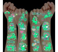 100+ PCS Temporary Tattoos,Unicorn Gifts for Girls Kids Tattoos for Girls Glow in The Dark Stickers Unicorn Party Bag Fillers for Kids 3 4 5 6 7 8 9 10 Year Old Girl Gifts Starting School