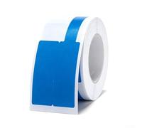 100 Pcs Thermal Cable Label Paper For P50 For P80 L80 Printers Waterproof Color Coded Wire Tags With Self Backing For Network Fiber Optical And Power Cord Organization In Data Center Office(Blue)