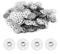 100 PCS Tile Backer Board Washers 35mm Diameter Easy Fix Washers 6-Claw Insulation Washer for Thermoboard Gypsum Board Installation