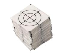 100 Pcs Total Station Reflector Set with Silver Reflective Targets 20x20mm 30x30mm 40x40mm 50x50mm 60x60mm for Surveying Tunnel Bridge Building Construction