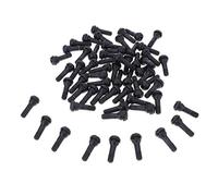100 Pcs TR413 Tubeless Tire Valve Stems Stubby for ATV Lawn Mower