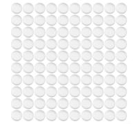100 Pcs Transparent Plastic Coin Holders 16mm Inner Diameter Round Cases For Commemorative Coins Double Lock Sealed Protection Against Oxidation Moisture Clear View Storage Boxes For Collectors