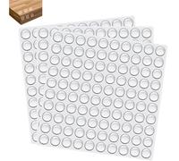 100 Pcs Transparent Rubber Cushion Pads, 6x2mm Self Adhesive Furniture Coaster Feet, Rubber Feet Bumper Pads, Door Drawers for Furniture Glass Tables Crafts Wall Protectors