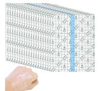 100 Pcs Transparent Stretch Adhesive Bandage, BetterJonny 10 * 15cm Waterproof Clear Adhesive Bandages Disposable Tattoo Bandage Stretch Bandage Tape for Swimming and Shower
