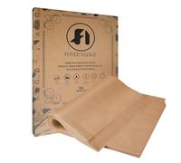 100 Pcs Unbleached Parchment Paper Baking Sheets, 8x12 inch Baking Paper, Precut Non-Stick Parchment Sheets for Baking, Cooking, Grilling, Air Fryer and Steaming, Precut Silicone Baking Paper