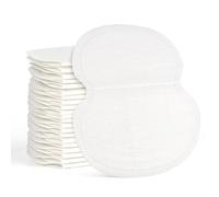 100 PCS Underarm Sweat Pads For Men & Women Premium Sweat For Hyperhidrosis Disposable Odor For Sweaty Females Go Fiber Hair (White, One Size)