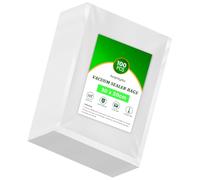 100 Pcs Vacuum Food Sealer Bags 20X30cm Bags, Commercial Grade Textured Food Vacuum Sealer Bag, Thick Embossed Bags for Food Storage and Sous Vide Cooking, BPA Free (30 * 20CM)