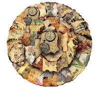 100 Pcs Vintage Stickers Antique Collage Aesthetic Burned Edge Journaling Scrapbook Supplies Stickers for Scrapbooking Diary Junk Journal and Planners