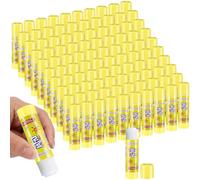 100 Pcs Washable Glue Stick White Glue Sticks for Crafts, Classroom Crafting, Scrapbooking, School, Students, Stick Bulk for DIY Projects (9 g)