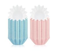 100 PCS Wax Melt Liners, Leakproof Candle Popper Liner Reusable Wax Melt Cases Waxes Tray for Scented Electric Candle Warmer Liners, Plug in Warmers (50 Pieces Pink and 50 Pieces Blue)