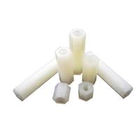 100-PCS White Plastic M3 Hex Standoff Spacer Set - 5mm To 40mm Length Female Thread Spacer Column(Female spacer M3X12)