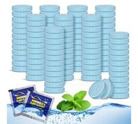 100 Pcs Windscreen Washer Tablets, Car Screenwash Tablets | Concentrated Grease-Removing Replaces Windscreen Washer Fluid & Screen Wash for Cars | for Car Windscreens, Kitchen Windows & Mirrors