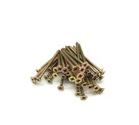 100 Pcs Wood Screws Double Countersunk General Purpose (4mm x 60mm)
