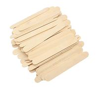 100 Pcs Wooden Lollipop Sticks Jumbo Natural Wood Craft Sticks Wood Tongue Depressors Sticks 150 mm Length