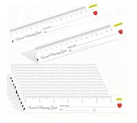 100 PCS Wound Disposable Tape Measures - Measurement Tools for Nurses Body Wound Care 6 Inch