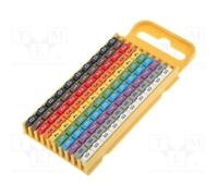 100 pcs x HELLERMANNTYTON - 561-03100 - Markers, Marking: 0, 1, 2, 3, 4, 5, 6, 7