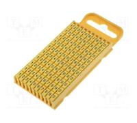 100 pcs x HELLERMANNTYTON - 561-03101 - Markers, Marking: 0, 1, 2, 3, 4, 5, 6, 7