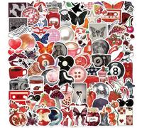 100 PCS Y2K Aesthetic Stickers Pack - Waterproof Vinyl Decals for Laptop, Water Bottle, Skateboard | Downtown Theme, Graffiti Style, Cool Stickers for Teens & Adults