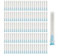 100 PcsDispensing Needle Accessories, Dispensing Accessories Stainless Steel Pipe, Dispensing Needles Stainless Steel Industrial Needles for Lab Inks Glue DIY Crafts (23G 32mm/1in)