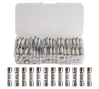 100 PcsFuses 13/10/5/3 Amp Fuses Mixed Household UK, BS1362 Fuse Set, Electrical Ceramic Household Mains Fuses Domestic Mains Plug Top Fuse Kit