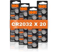 100% PeakPower CR2032 Batteries 3V Lithium - 2032 DL2032 ECR2032 Battery Replacement - Button Cell Coin Battery for Car Key Fob, Remote, Scales, AirTag, Computer Motherboard & LED lights